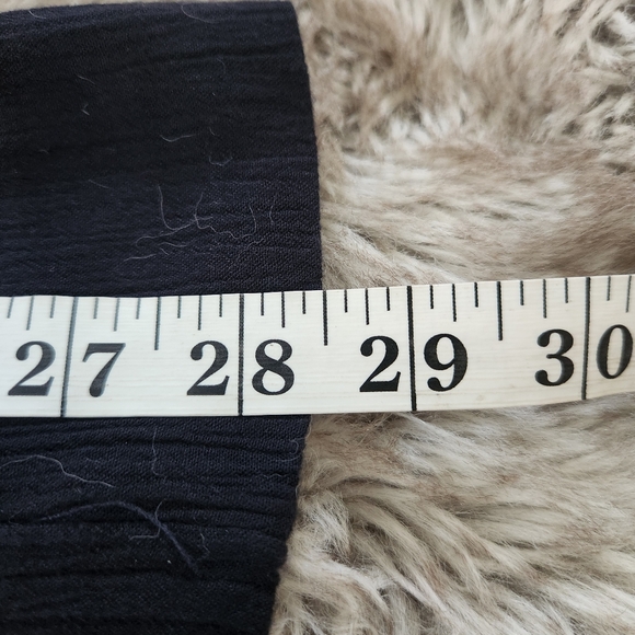 Free People Angie's Set Bottoms Only Wide Leg Black Viscose‎ Pants Women's Large - Picture 13 of 13